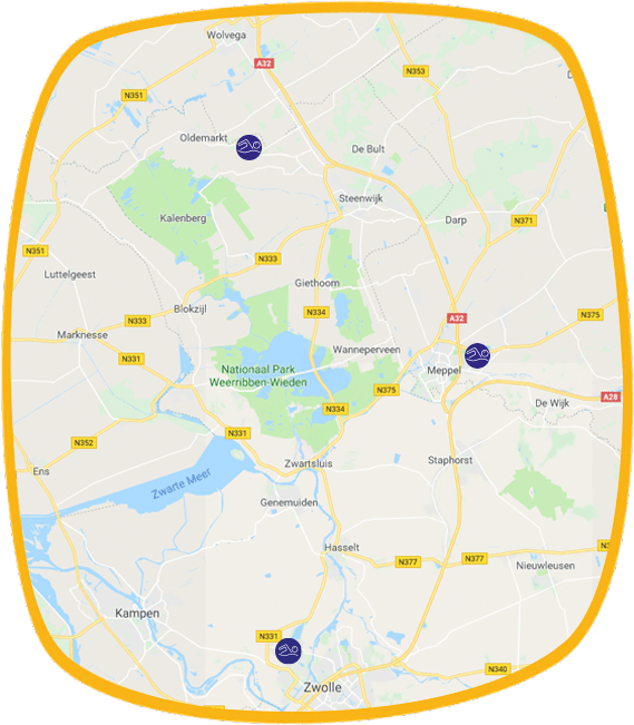 Locaties Zwemschool Nemo